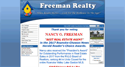 Desktop Screenshot of freemanrealtync.com